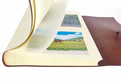 Album Fotografico - DOUBLE COLOR - in Ecopelle Lux Bicolore