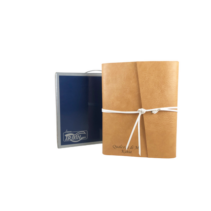 Album Fotografico - DOUBLE ONE - in Ecopelle Lux Bicolore (Personalizzabile)