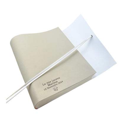 Album Fotografico - DOUBLE TWO - in Ecopelle Lux Bicolore (Personalizzabile)