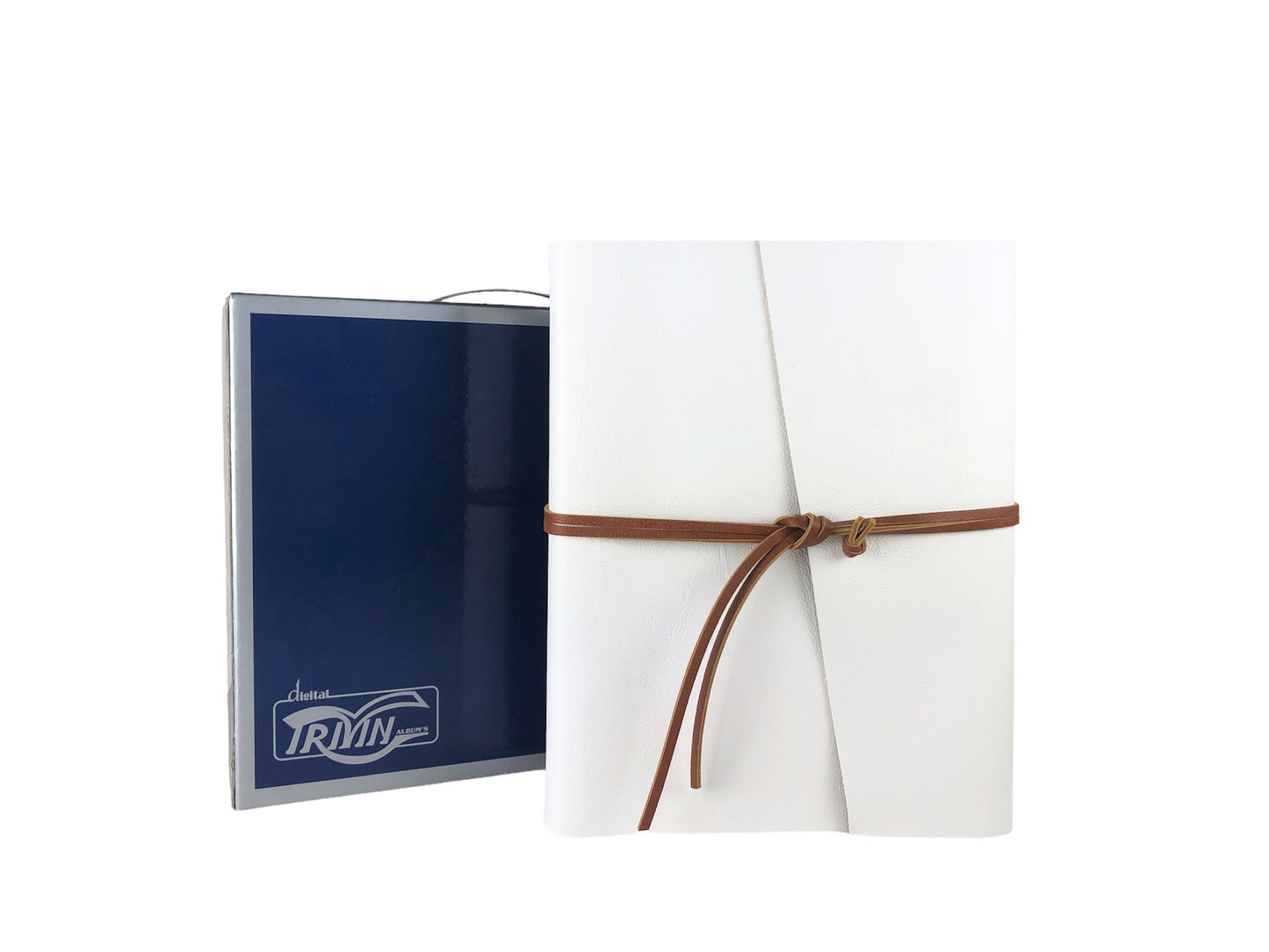 Album Fotografico - DOUBLE LUX - in Ecopelle Lux Bicolore (Personalizzabile)