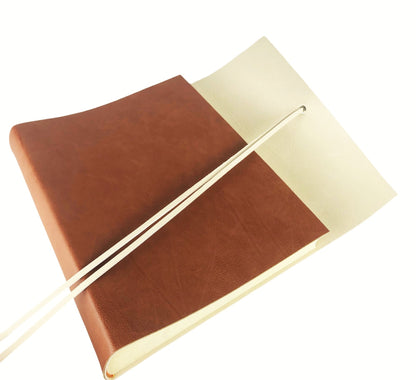 Album Fotografico - DOUBLE LUX - in Ecopelle Lux Bicolore (Personalizzabile)