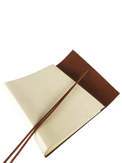 Album Fotografico - DOUBLE LUX - in Ecopelle Lux Bicolore (Personalizzabile)