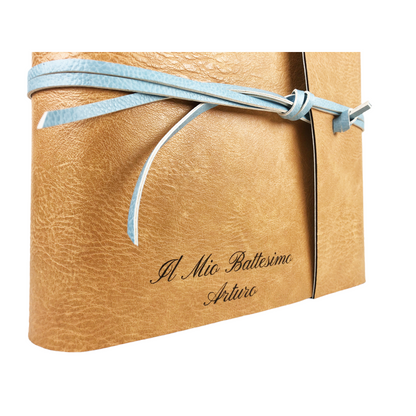 Album Fotografico - DOUBLE ONE - in Ecopelle Lux Bicolore (Personalizzabile)
