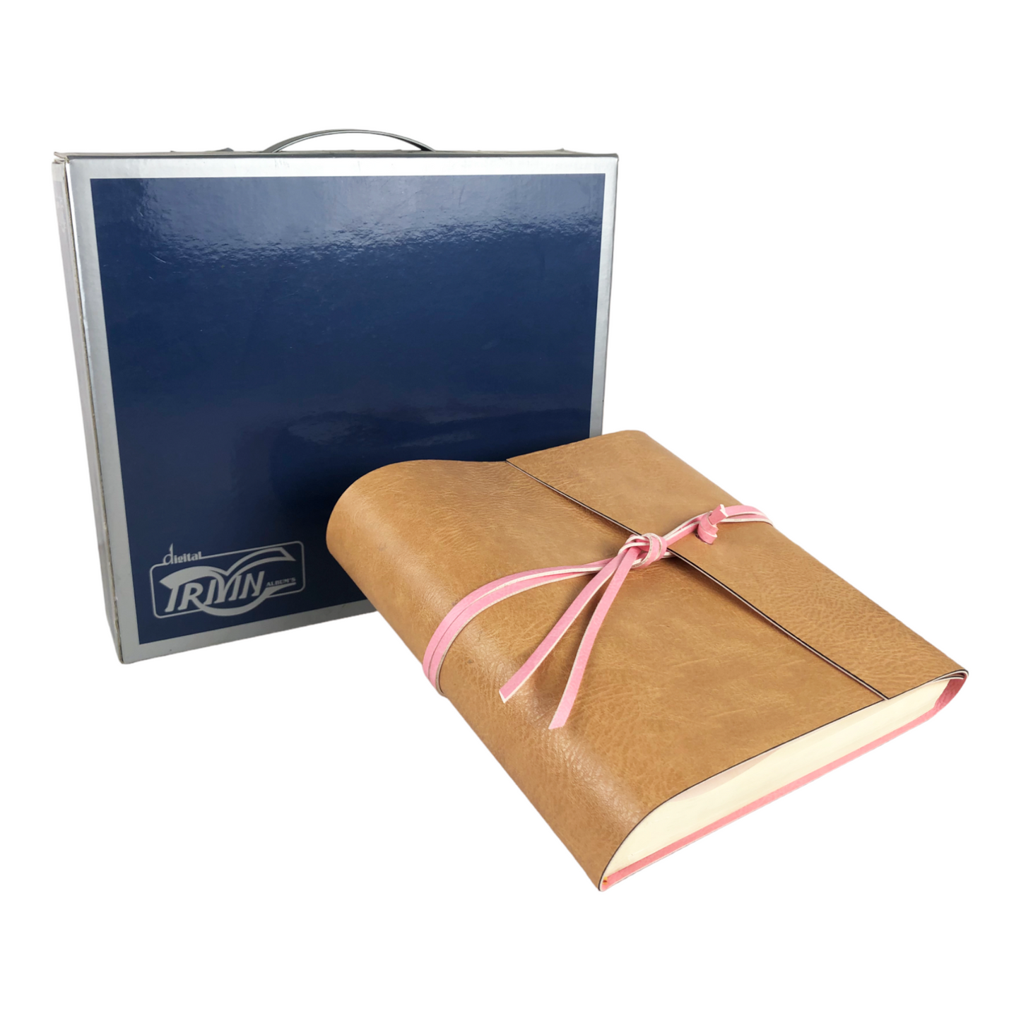 Album Fotografico - DOUBLE ONE - in Ecopelle Lux Bicolore (Personalizzabile)