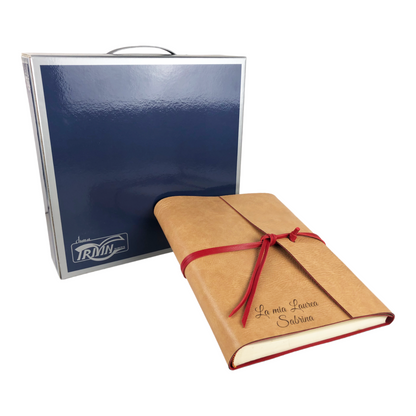 Album Fotografico - DOUBLE ONE - in Ecopelle Lux Bicolore (Personalizzabile)