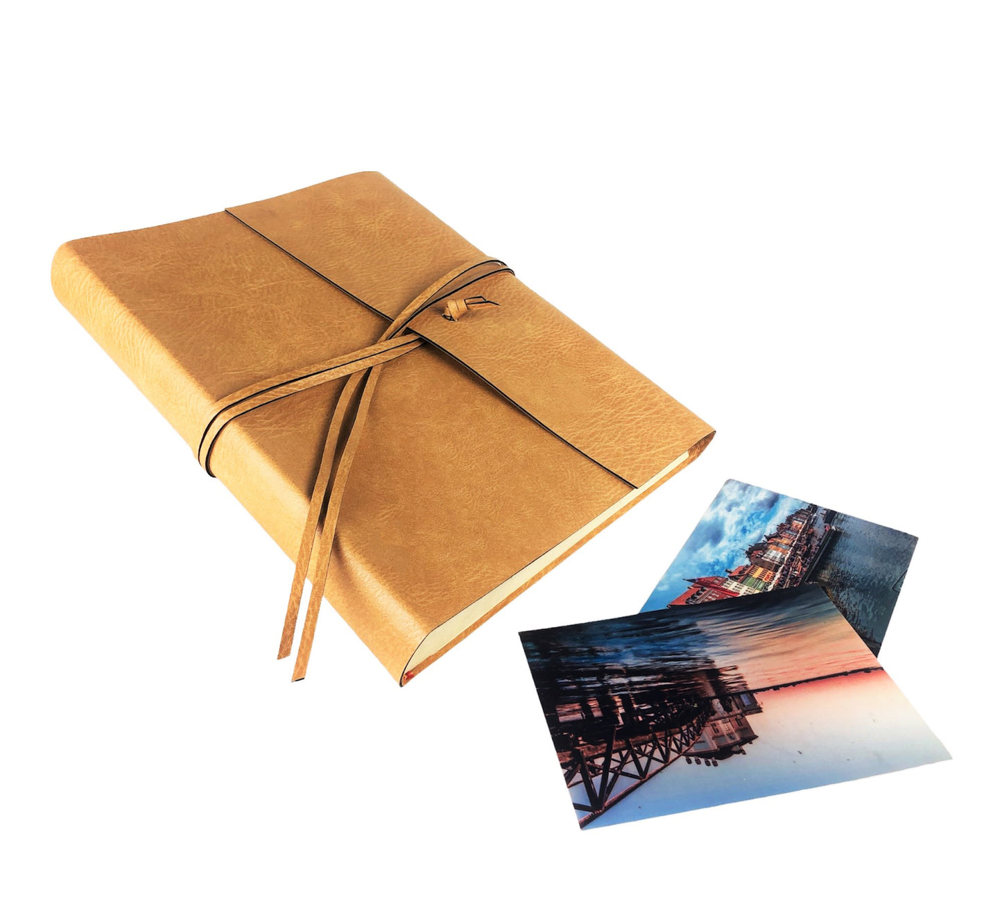 Album Fotografico - DOUBLE ONE - in Ecopelle Lux Bicolore (Personalizzabile)