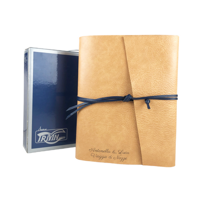 Album Fotografico - DOUBLE ONE - in Ecopelle Lux Bicolore (Personalizzabile)
