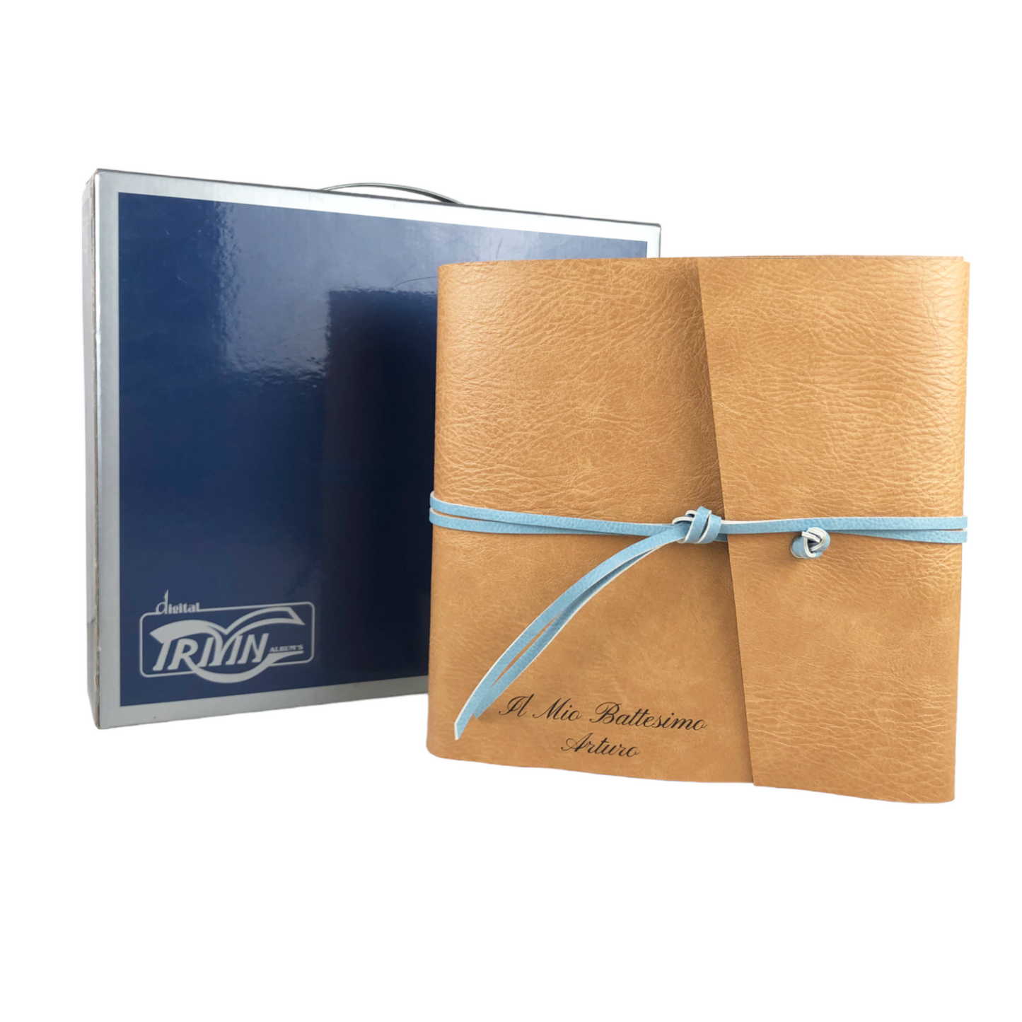 Album Fotografico - DOUBLE ONE - in Ecopelle Lux Bicolore (Personalizzabile)