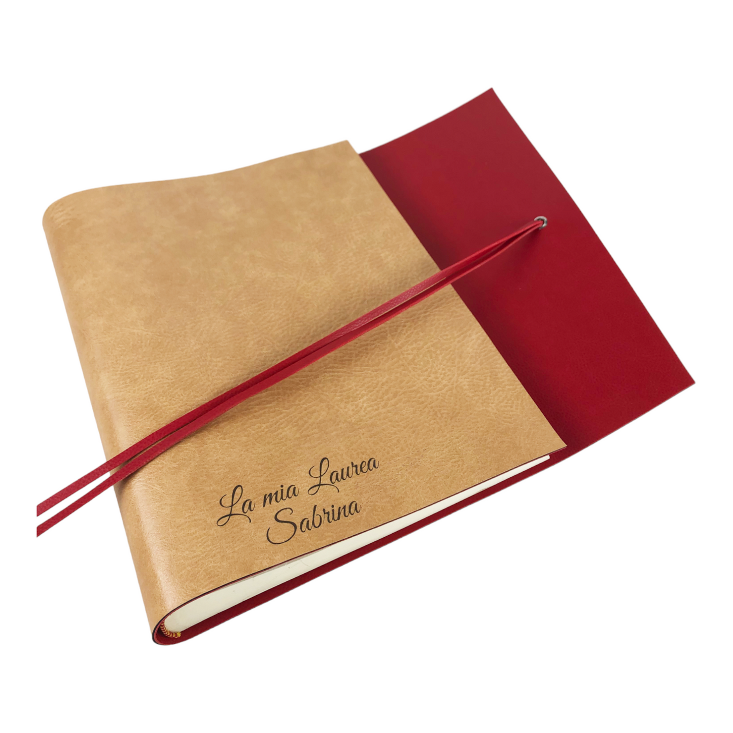 Album Fotografico - DOUBLE ONE - in Ecopelle Lux Bicolore (Personalizzabile)