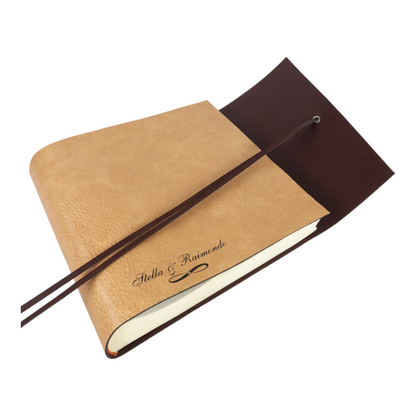 Album Fotografico - DOUBLE ONE - in Ecopelle Lux Bicolore (Personalizzabile)