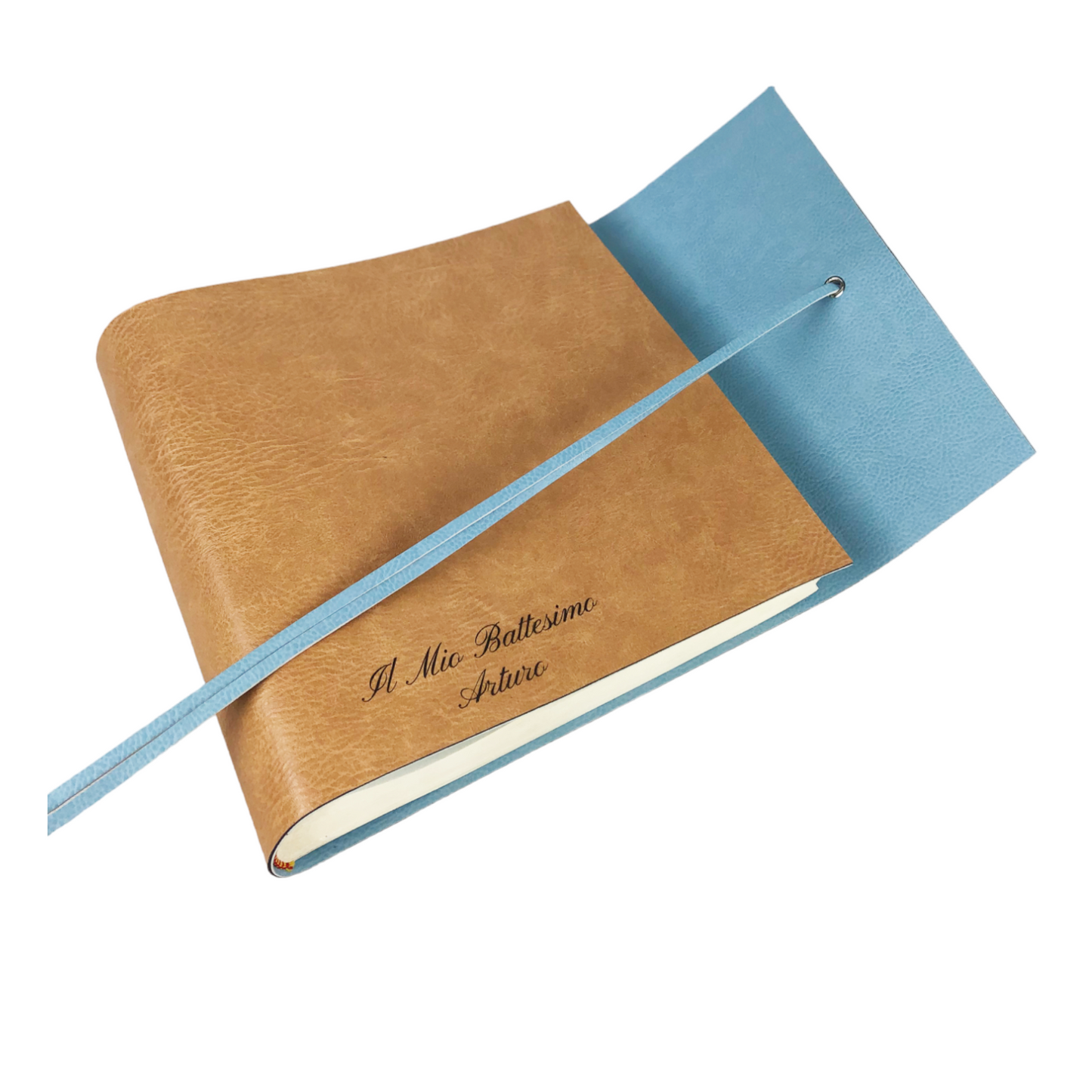 Album Fotografico - DOUBLE ONE - in Ecopelle Lux Bicolore (Personalizzabile)