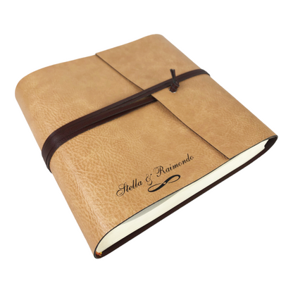 Album Fotografico - DOUBLE ONE - in Ecopelle Lux Bicolore (Personalizzabile)