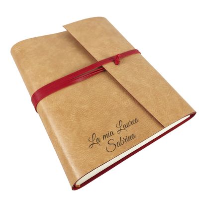Album Fotografico - DOUBLE ONE - in Ecopelle Lux Bicolore (Personalizzabile)