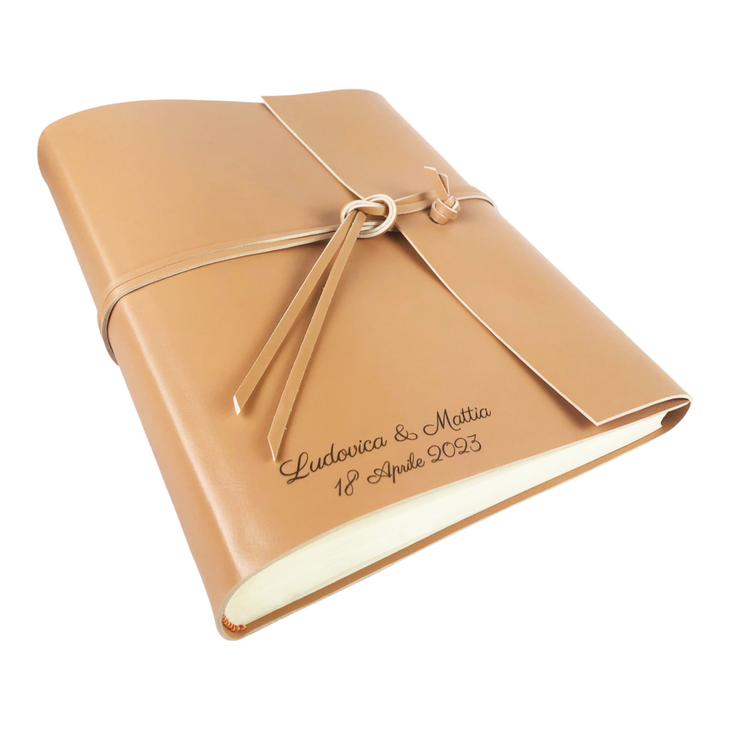 Album Fotografico - DOUBLE ONE - in Ecopelle Lux Bicolore (Personalizzabile)