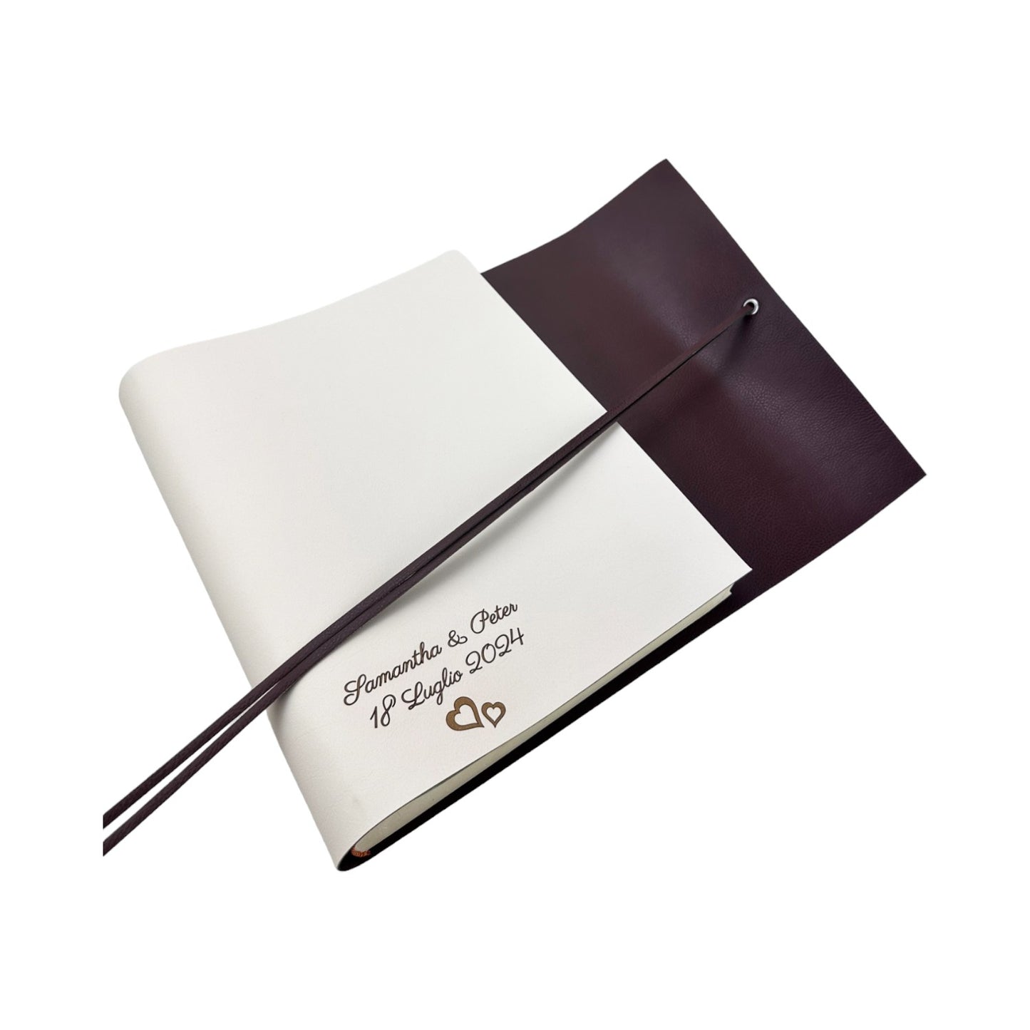 Album Fotografico - DOUBLE SOFT - in Ecopelle Lux, Bicolore o Monocolore (Personalizzabile)
