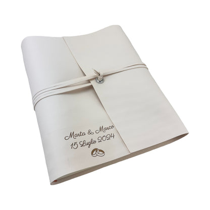 Album Fotografico - DOUBLE SOFT - in Ecopelle Lux, Bicolore o Monocolore (Personalizzabile)
