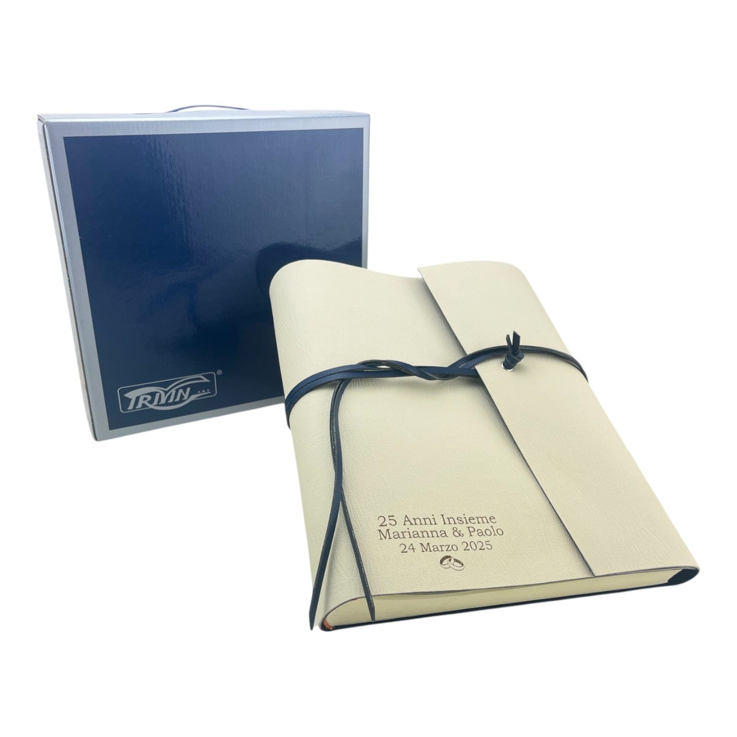 Album Fotografico - DOUBLE TWO - in Ecopelle Lux Bicolore (Personalizzabile)