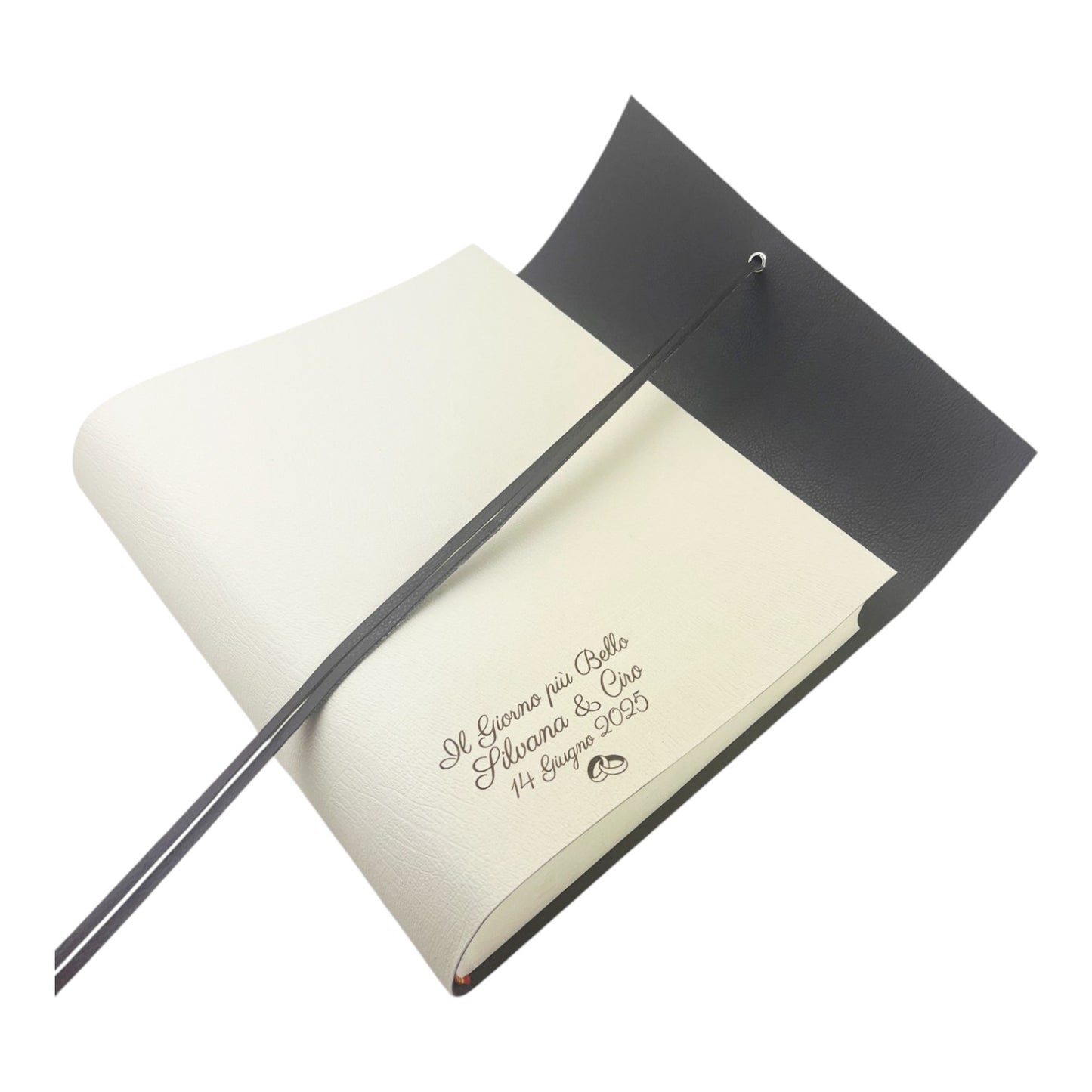 Album Fotografico - DOUBLE TWO - in Ecopelle Lux Bicolore (Personalizzabile)