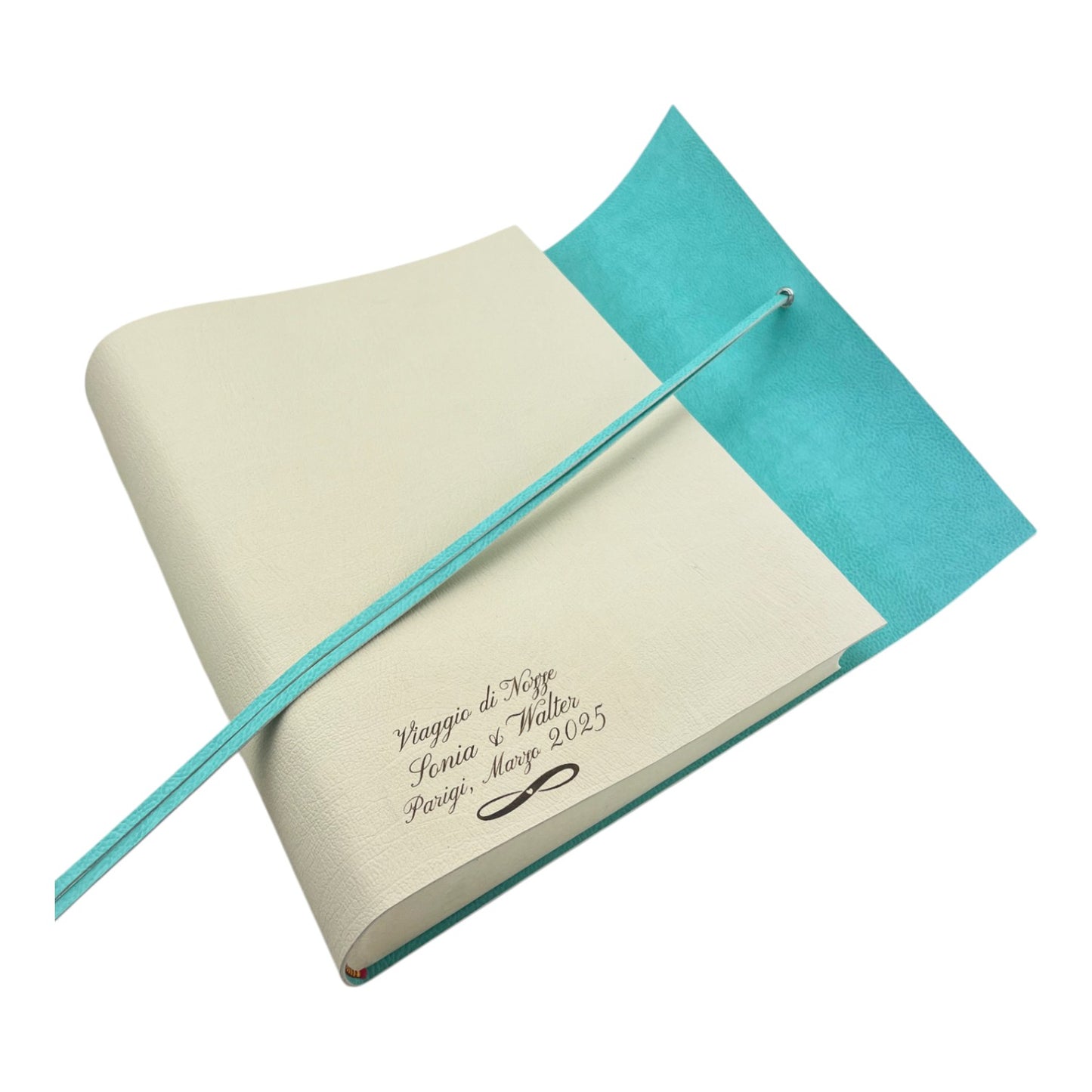 Album Fotografico - DOUBLE TWO - in Ecopelle Lux Bicolore (Personalizzabile)