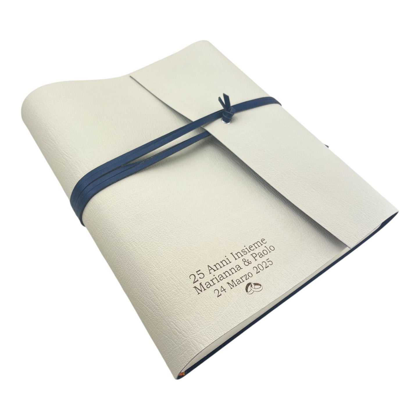 Album Fotografico - DOUBLE TWO - in Ecopelle Lux Bicolore (Personalizzabile)