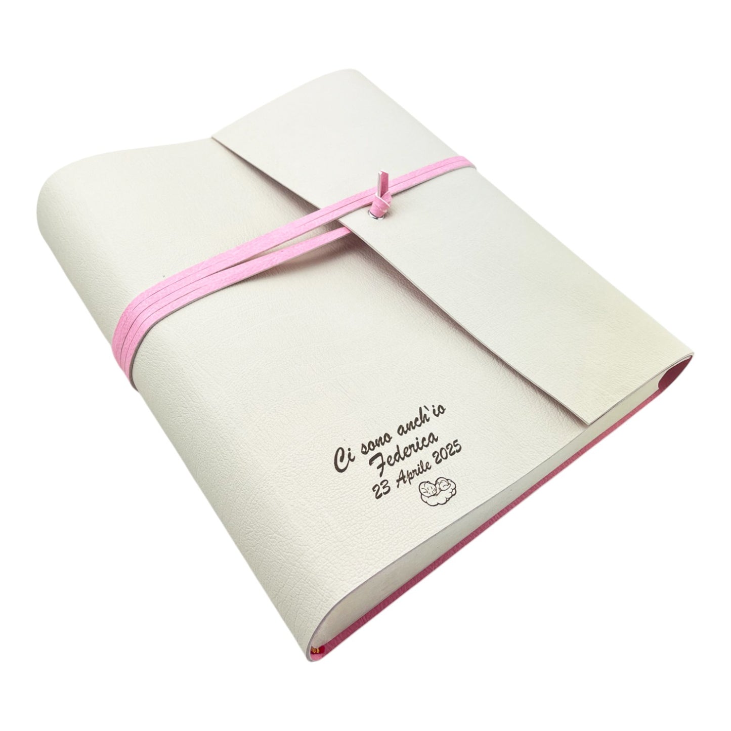 Album Fotografico - DOUBLE TWO - in Ecopelle Lux Bicolore (Personalizzabile)