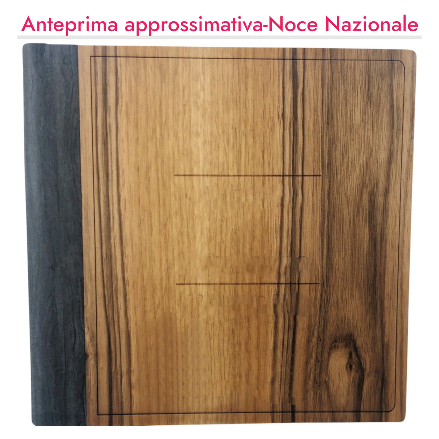 Album fotografico (Infinito) davanti in legno (Personalizzabile)