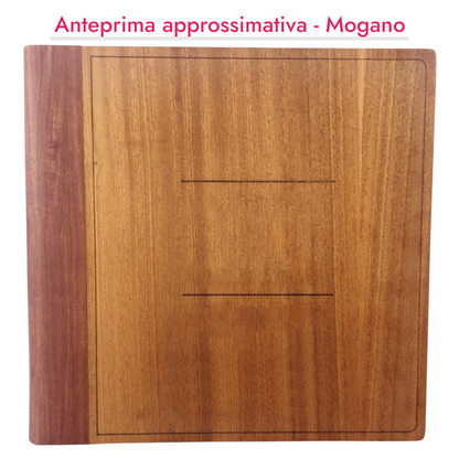 Album fotografico (Infinito) davanti in legno (Personalizzabile)