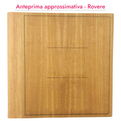 Album fotografico (Infinito) davanti in legno (Personalizzabile)