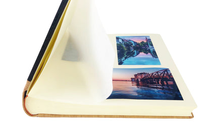 Album fotografico (Infinito) davanti in legno (Personalizzabile)