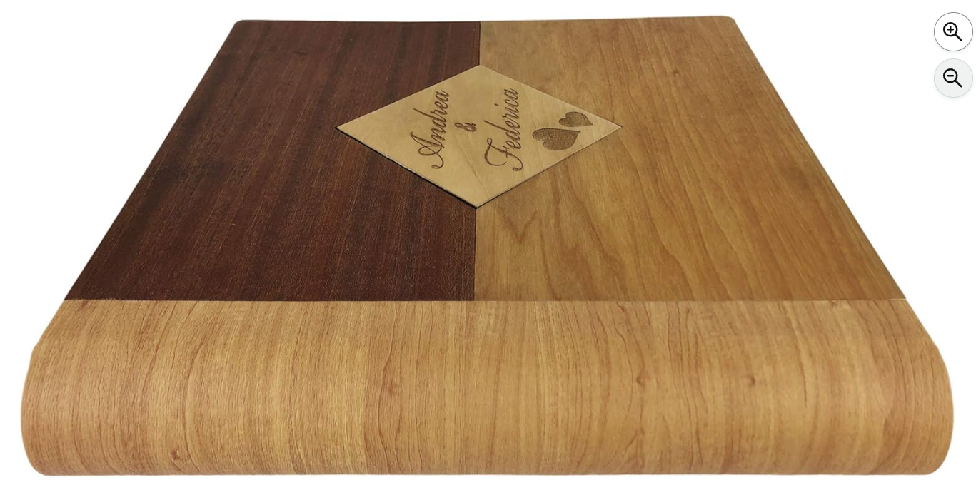 Album fotografico (Romby) in legno (Personalizzabile)