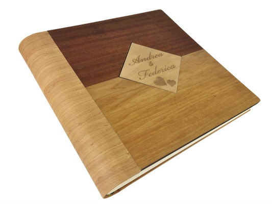 Album fotografico (Romby) in legno (Personalizzabile)