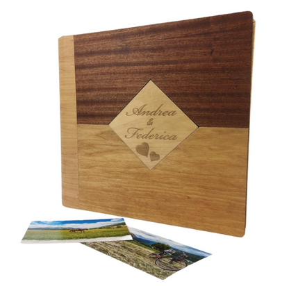 Album fotografico (Romby) in legno (Personalizzabile)