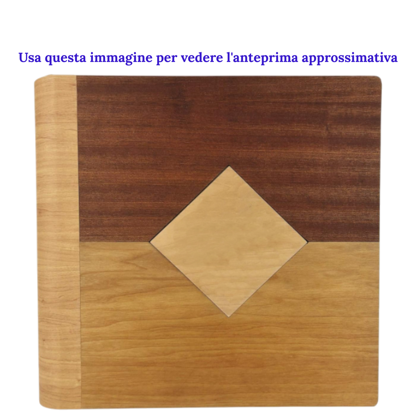 Album fotografico (Romby) in legno (Personalizzabile)